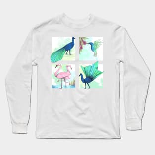 Origami Birds 2 Long Sleeve T-Shirt